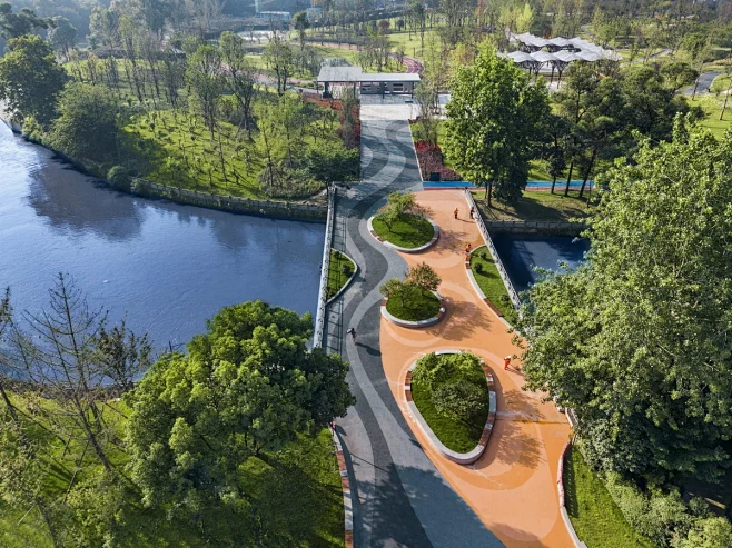 成都沙河源公园景观设计/Aecom+澳博景观-花瓣网