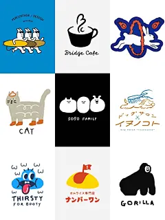 无厘头小众艺术系标志logo设计素材分享