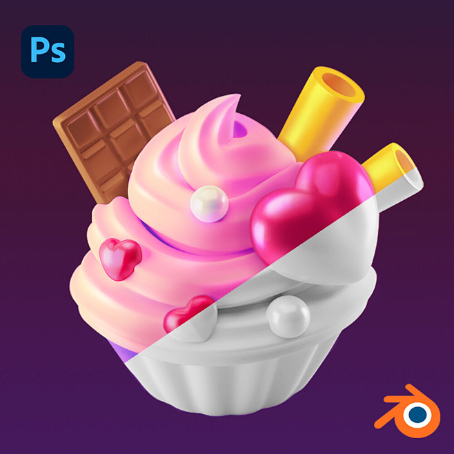 Sweet desserts icon ...