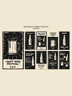 Day60｜超酷手绘小酒馆品牌海报设计 - 小红书