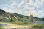 The cliffs of La Bouille Painting by Paul Gauguin