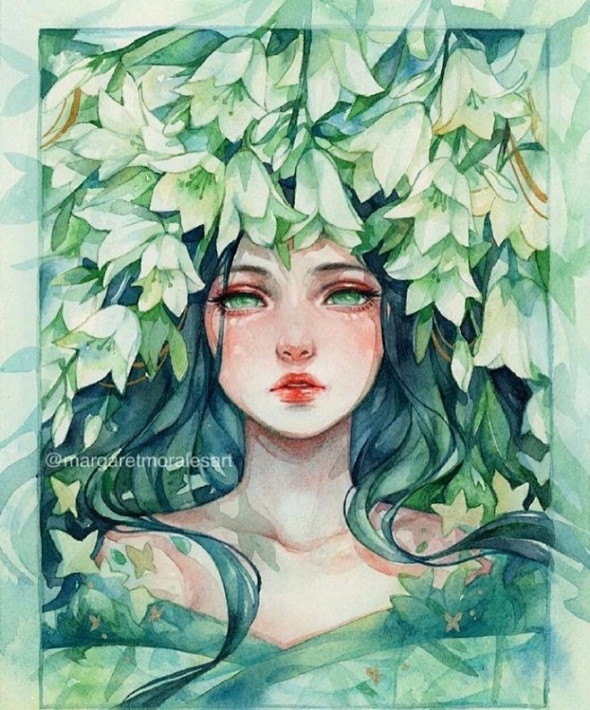 水彩插画师margaretmorales