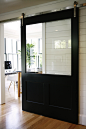 Glass Barn Door