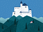 Castle in the mountains