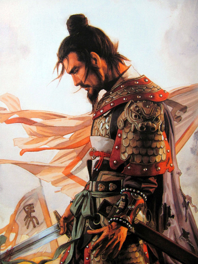 三国志英杰插画集马谡