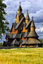 Heddal Stave Church at Telemark in Norway.: 