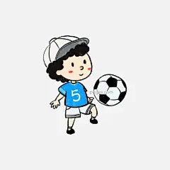 手绘运动足球少年图片大小2000x2000px 图片尺寸686.23 KB 来自PNG搜索网 pngss.com 免费免扣png素材下载！的#儿童#各种#活力#人物形象#日#少年#手绘#体育#校园#运动#中#装饰图案#