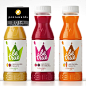Be True : Studio In have recently completed the rebranding and repackaging of Russian smoothie brand Be True. The new design solution rightfully drops the Innocent-esque sketch and similar bottle choice in favour of a coloured foil splash and crown logo e