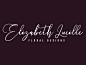 Logo Mock for a new florist in Atlanta, Elizabeth Lucille Floral Designs. Website coming February 2018.