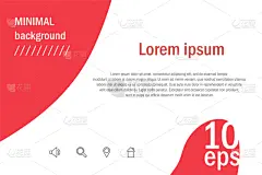 模板,白色,红色,矢量,式样,背景,小册子,极简构图,斑点