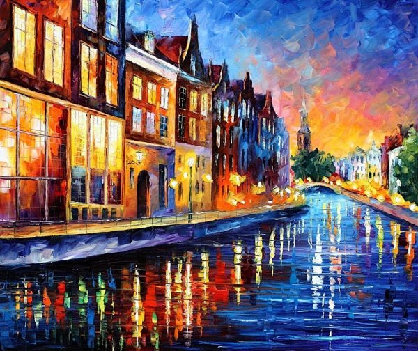 leonid afremov的浓墨重彩（...