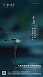 地产海报 | 节气立夏海报版式设计【排版】