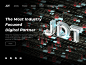 JDT C4D Banner 1 Visual Design art banner branding c4d c4dfordesigners card china colors continue to work hard design ux web