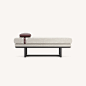 Henry Bench | Domkapa : Henry expresses harmony through its special details. Featuring a small cushion that can be adjusted or even removed, this seating design has the right...