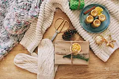 圣诞节和新年的背景和壁纸