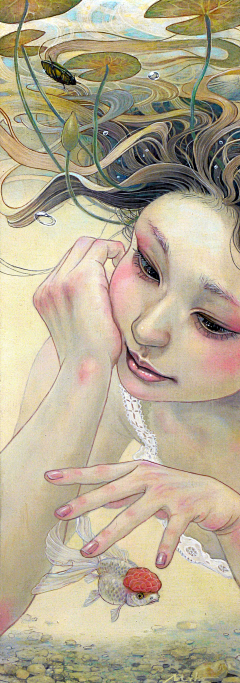 肖姗泓采集到日本插画家 平野実穂(Miho Hirano) 绘画作品