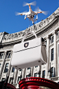 Dior by drone : A vision of Dior bags flown around the city of London by drone.