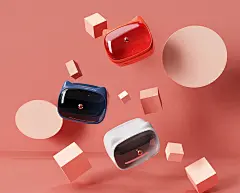 家居收纳，产品，ID，外观，纸巾盒，，日用品设计，产品建模渲染三维立体场景搭建