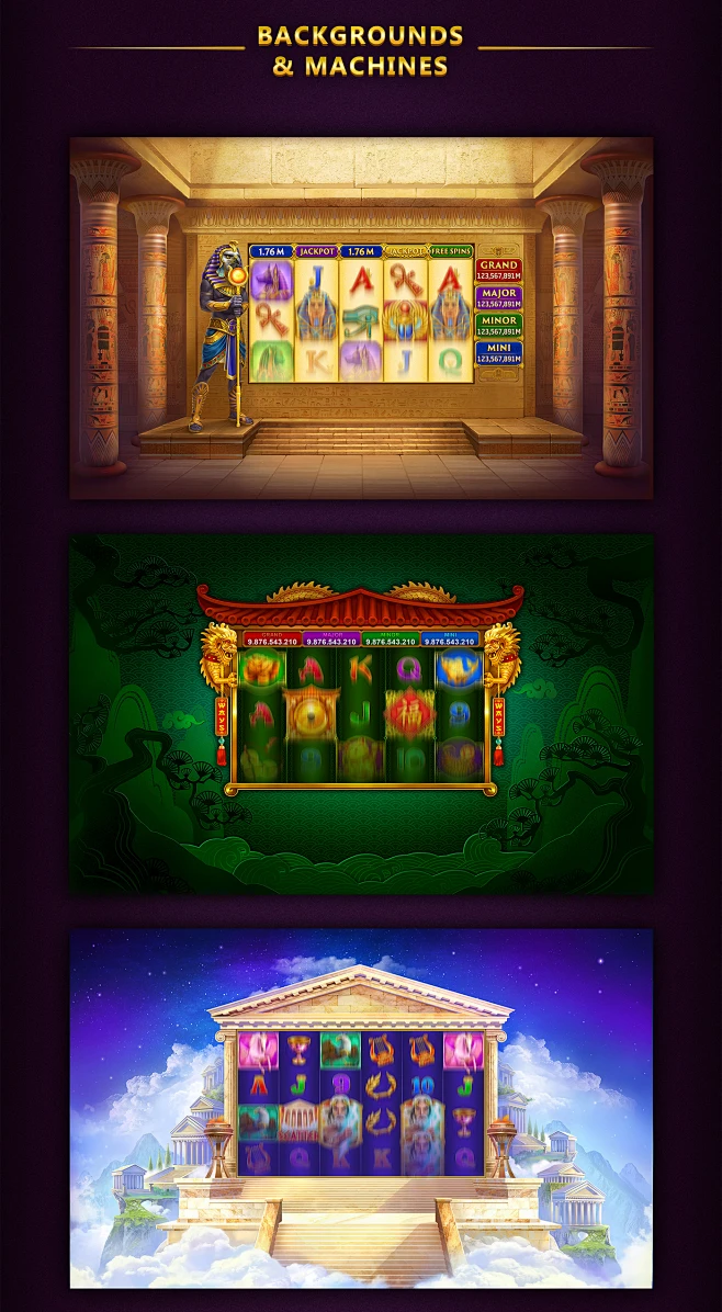slots on Behance-花瓣网