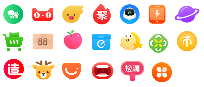 淘宝APP透明图标