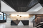 Lebel & Bouliane and Mazen Studio Design Bensimon Byrne's Toronto Office : Chairs by GamFratesi gather on the all-hands area’s oak platform. Photography by Adrien Williams.