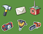 HUD Icons, Popup Animation for Planet Gold Rush