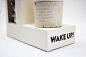WAKE UP! / PIDA 2015 : We created WAKE UP! - a modern coffee shop in the underground subway that provides a generous, nutritious and flavourful breakfast that starts your day off in the best way possible. VI，VIS，标志设计，VI设计，平面设计，VI源文件，设计，国外VI，VI手册，VI模板，优秀VI