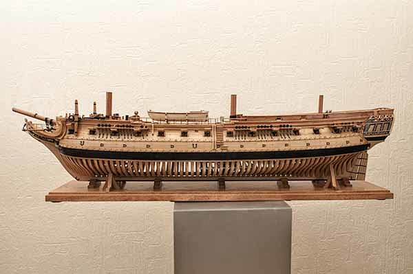 Ship model USS Confe...