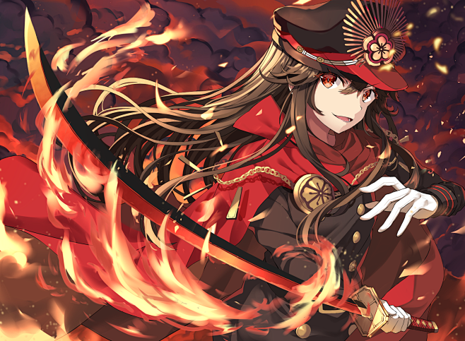 fategrandorder织田信长p站赤絵ねお1日目西り28a