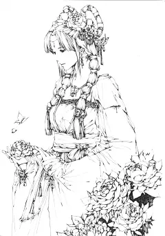 让日韩风格线稿-线稿时代-原画插画,微元素 - 线条,手稿,勾线,素描,线稿 - Element3ds.com!