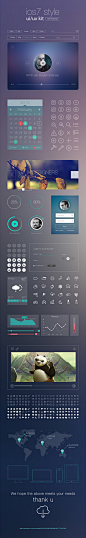ios7 style ui kit by 罐头 - UEhtml设计师交流平台 网页设计 界面设计