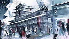 从聊天记录的反馈里拼出一个给庆那张海报的过程 ​​​​