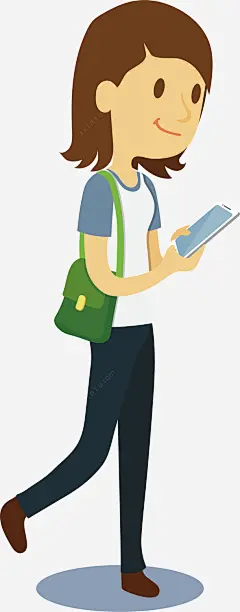边走边玩手机的女子矢量图高清素材 人物设计 安全 插画 现代 电子产品 矢量图 警示 元素 免抠png 设计图片 免费下载 页面网页 平面电商 创意素材
