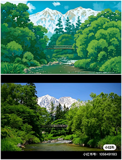 纯美学采集到插画风景