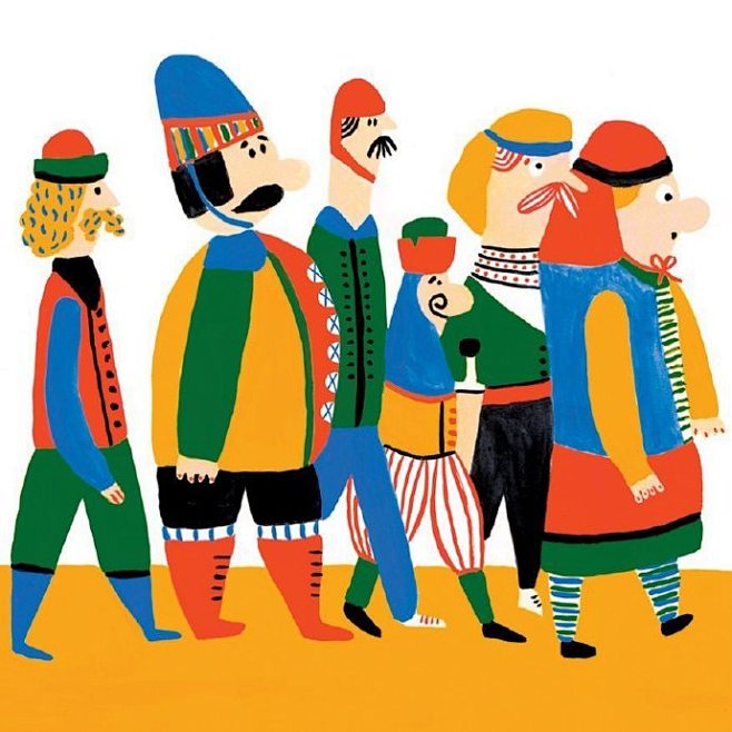 趣味人物插画作品丨by巴西插画师janaglatt67676767