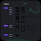 banking colorful dark mode Figma Mobile app modular product design  ui design UI/UX user interface