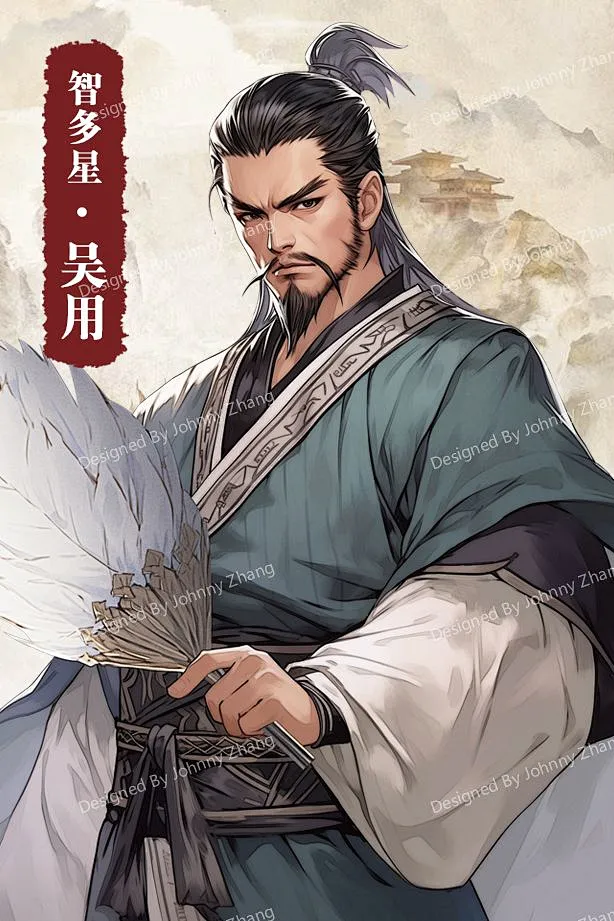003 吴用图片_水浒人物图片素材-花瓣网