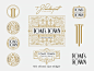 Tom’s Town Distilling Co. Branding by Kevin Cantrell : Gorgeous art deco-inspired identity work for Tom