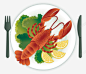 鱼虾海鲜大餐矢量图 页面网页 平面电商 创意素材