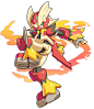 Mega Blaziken - (Fusion) - Mega Man ZX by V-a-a-N