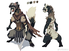 【角色系列】-furry福瑞/可爱兽设-花瓣网|陪你做生活的设计师
