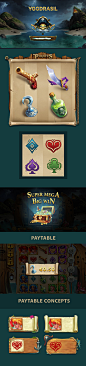 big win design game game design  slot games symbols UI Yggdrasil Gaming