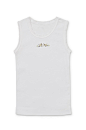  Marquise  white singlets  hand embroidered lamb singlet #刺绣#