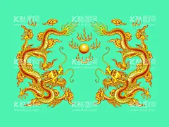 双龙戏珠龙行天下龙的传人  - 源文件下载【酷图网】双龙戏珠,龙行天下,龙,中国龙,龙的传人,金龙