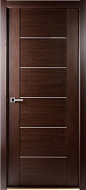 $368 Maximum-201-Wenge Contemporary African Wenge Interior Single Door: