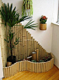 bamboo garden planter idea