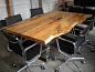 live edge office and boardroom portfolio showcases custom art furniture from the west coast for the contract industry