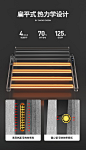 碳纤维智能电热毛巾架家用卫生间烘干杀茵恒温加热浴巾架置物架-tmall.com天猫