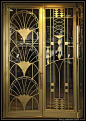Art Deco Brass Architectural Doorway (Doors of Chicago, Illinois via flickr)