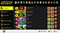 Rankings screenshot of ARMS video game interface.